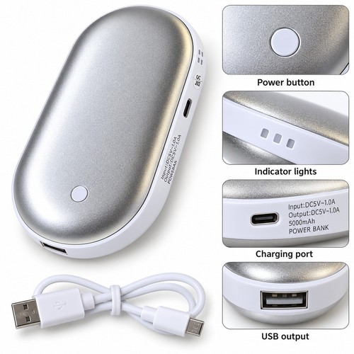 Rechargeable hand - 2-in-1,