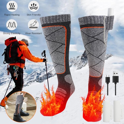 Winter electric heated socks - winter,