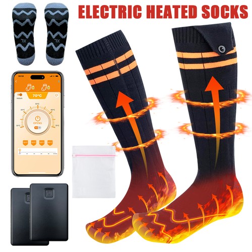 Heated socks electric - heated,