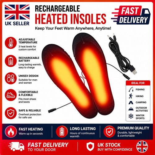 Electric heated insoles - electric,