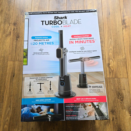 Shark turboblade cool - +, heat