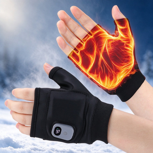 Rechargeable heated fingerless - rechargeable,