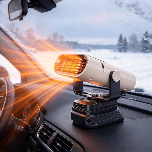 Battery powered space - powered, heater