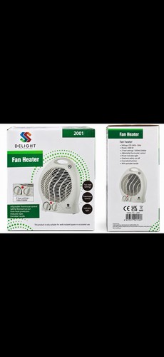 Delight housewares fan heater - housewares,