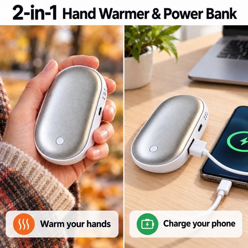 Rechargeable hand - 2-in-1,