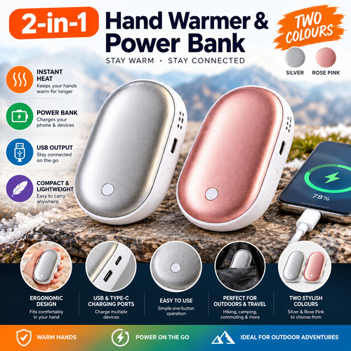 Rechargeable hand - 2-in-1,