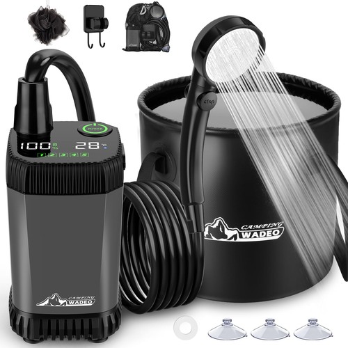Wadeo portable camping shower - wadeo,