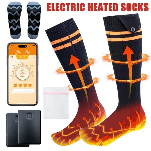Electric heated socks - heated,