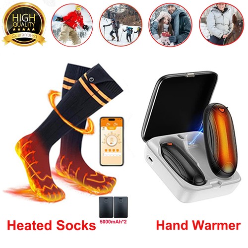 Electric heated socks - heated,