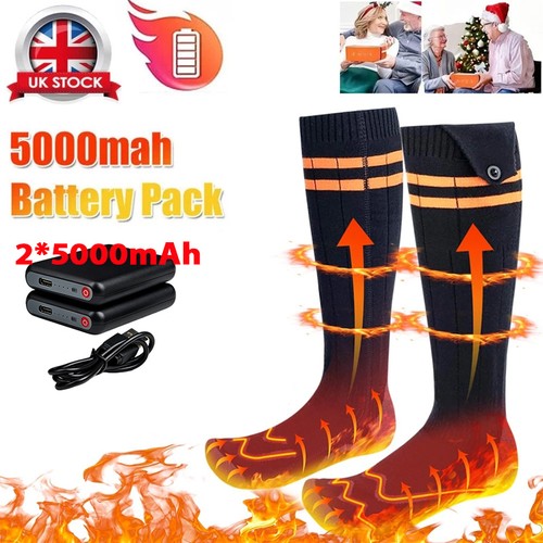 Electric heated socks - heated,